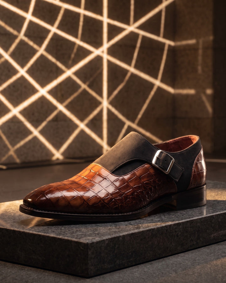 Pablo Leather Monk Strap