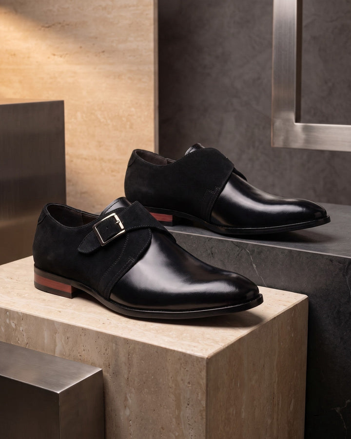 Benito Leather Monk Strap