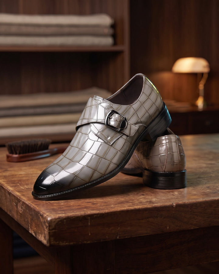 Paolo Leather Monk Strap