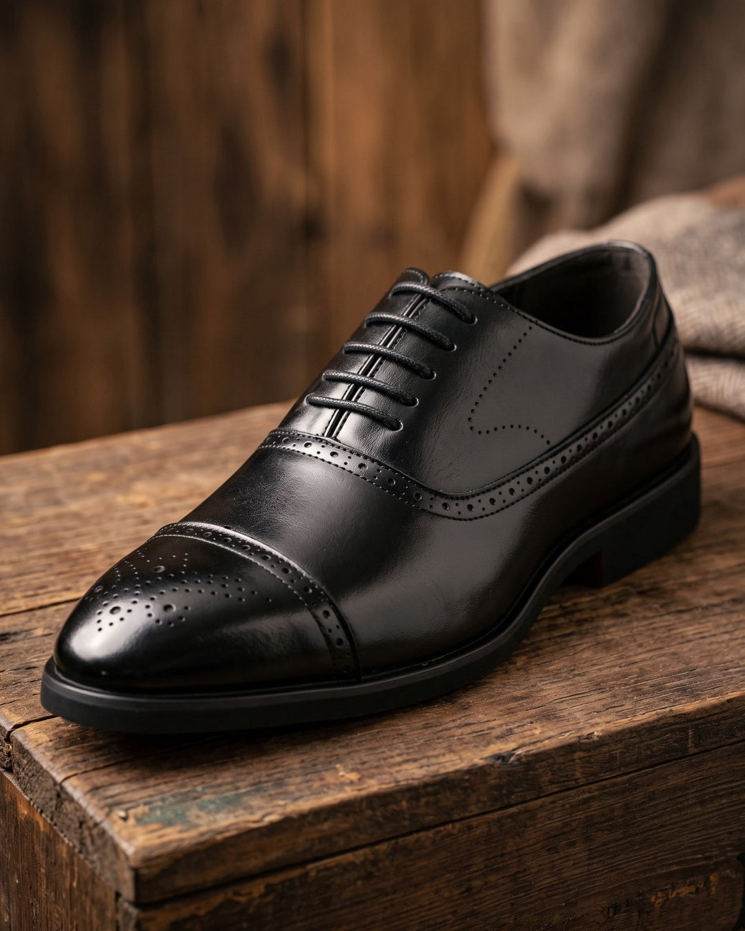 Mario Leather Oxford