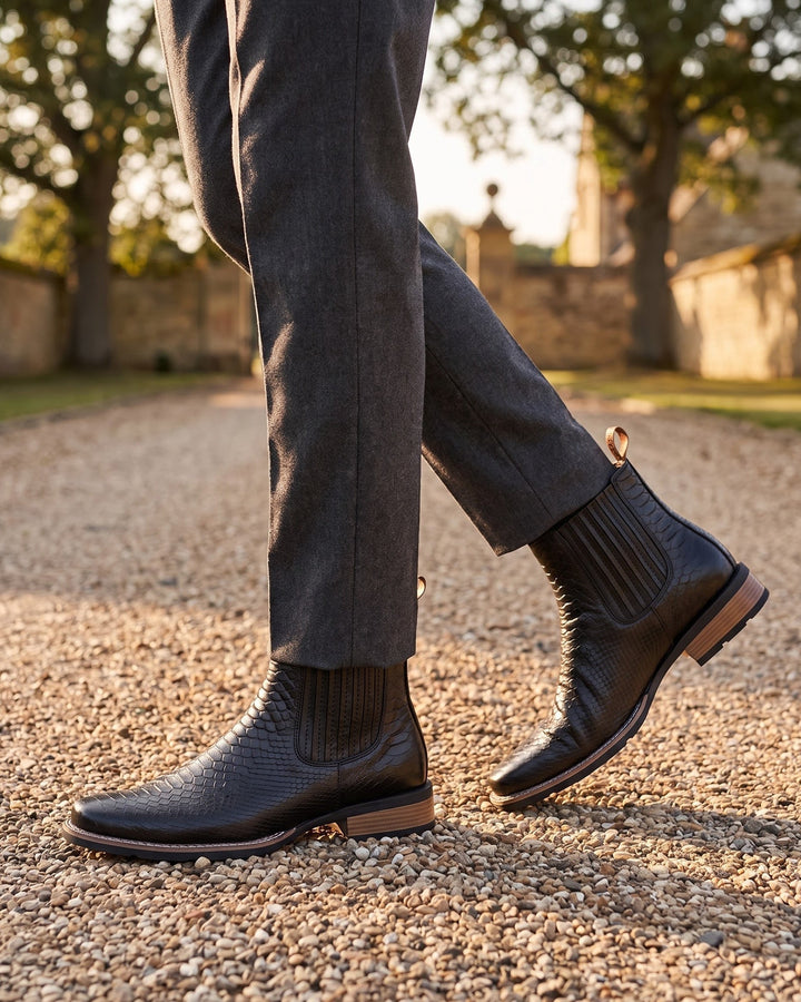 Raffaele Leather Chelsea Boot