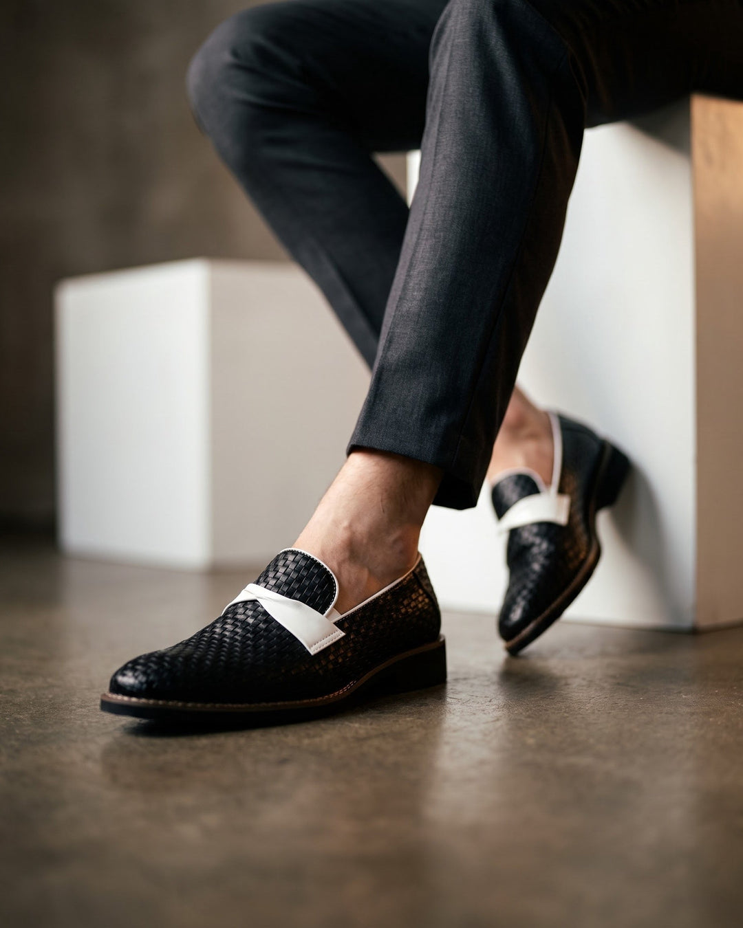 Alvaro Faux Leather Loafer