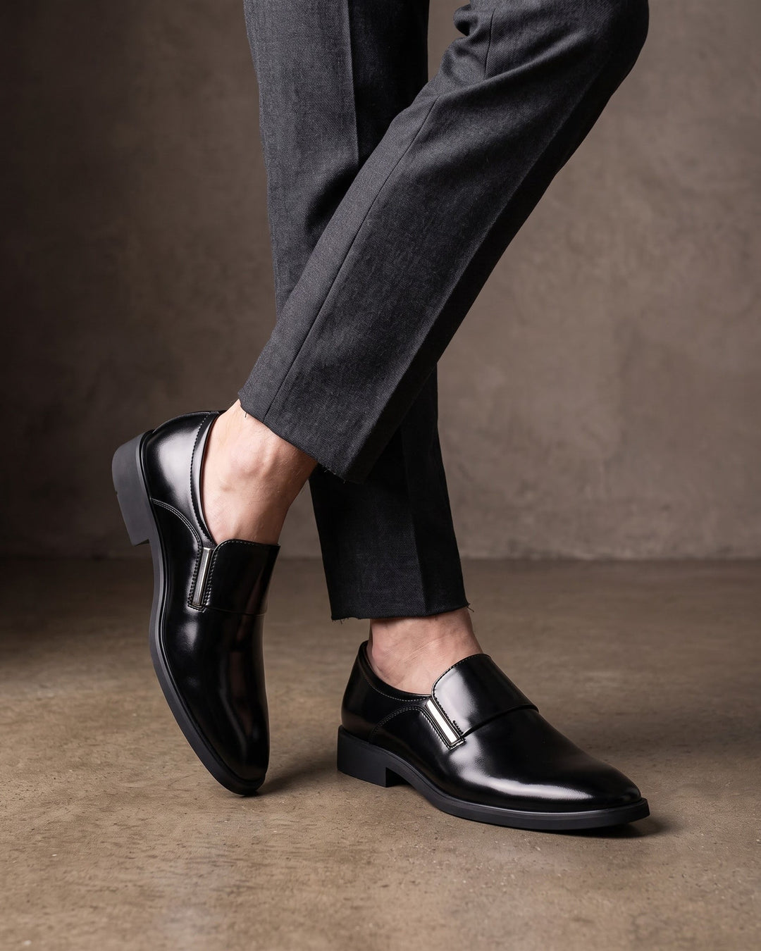 Cesar Leather Monk Strap