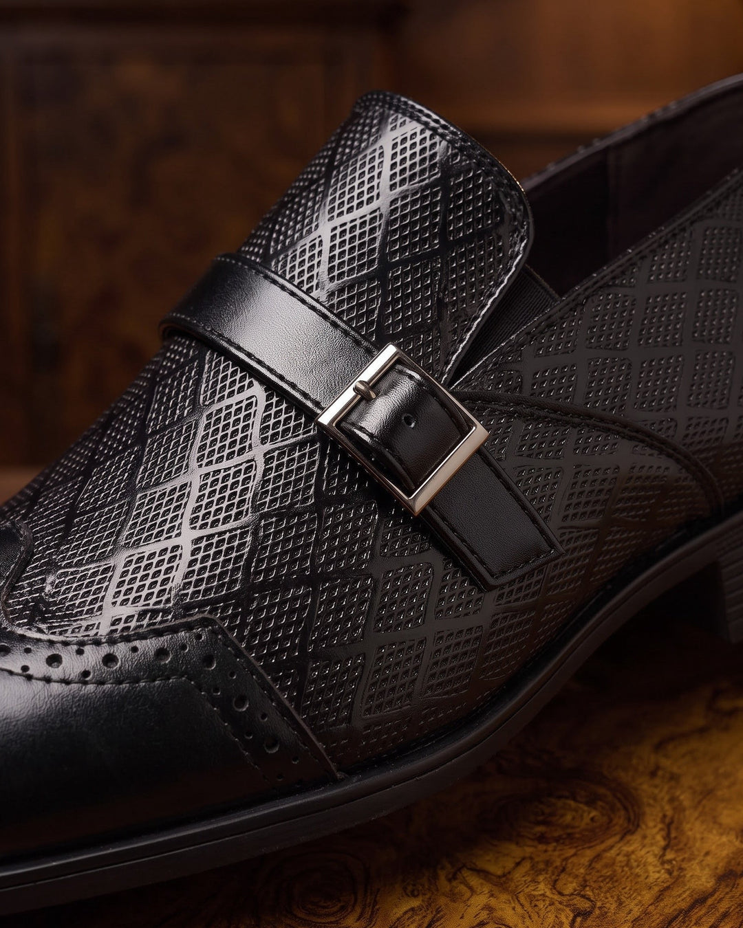 Federico Leather Monk Strap