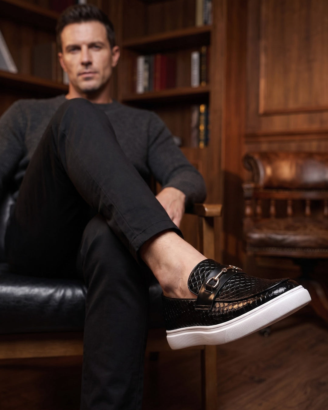 Iker Leather Sneaker