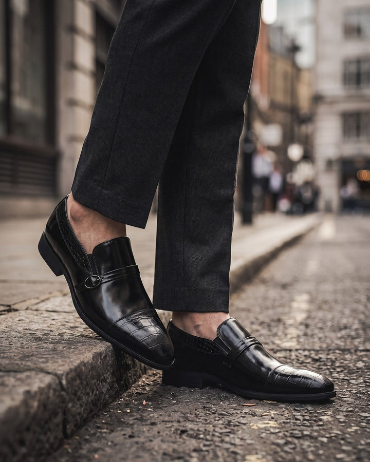 Eduardo Leather Monk Strap