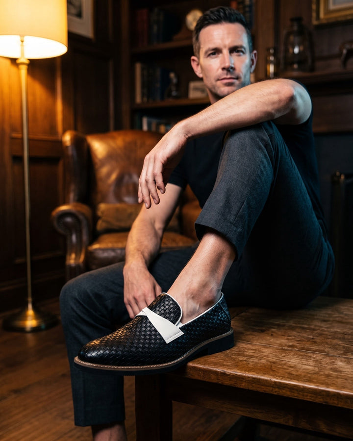 Alvaro Faux Leather Loafer