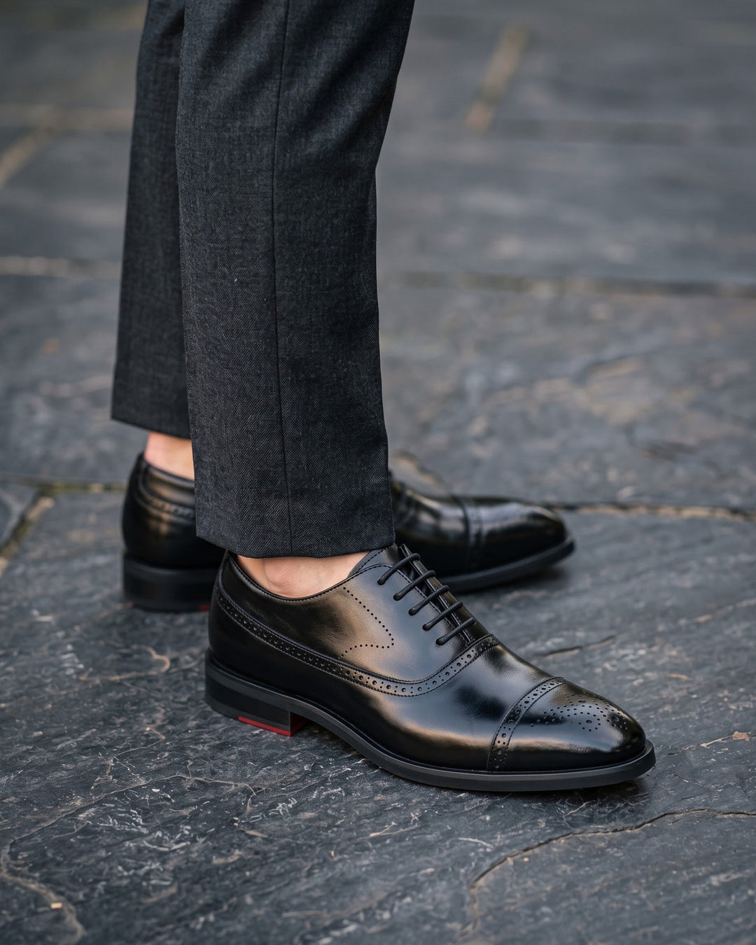 Mario Leather Oxford