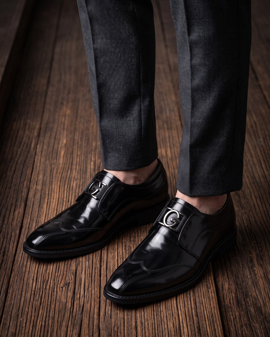 Carmelo Leather Monk Strap