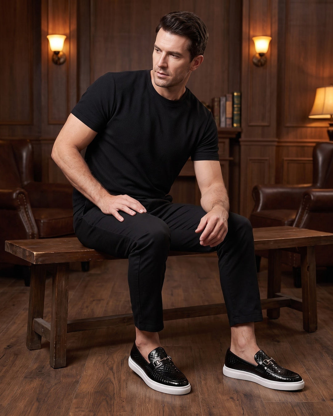 Iker Leather Sneaker