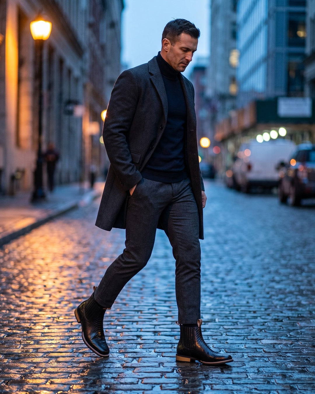 Raffaele Leather Chelsea Boot