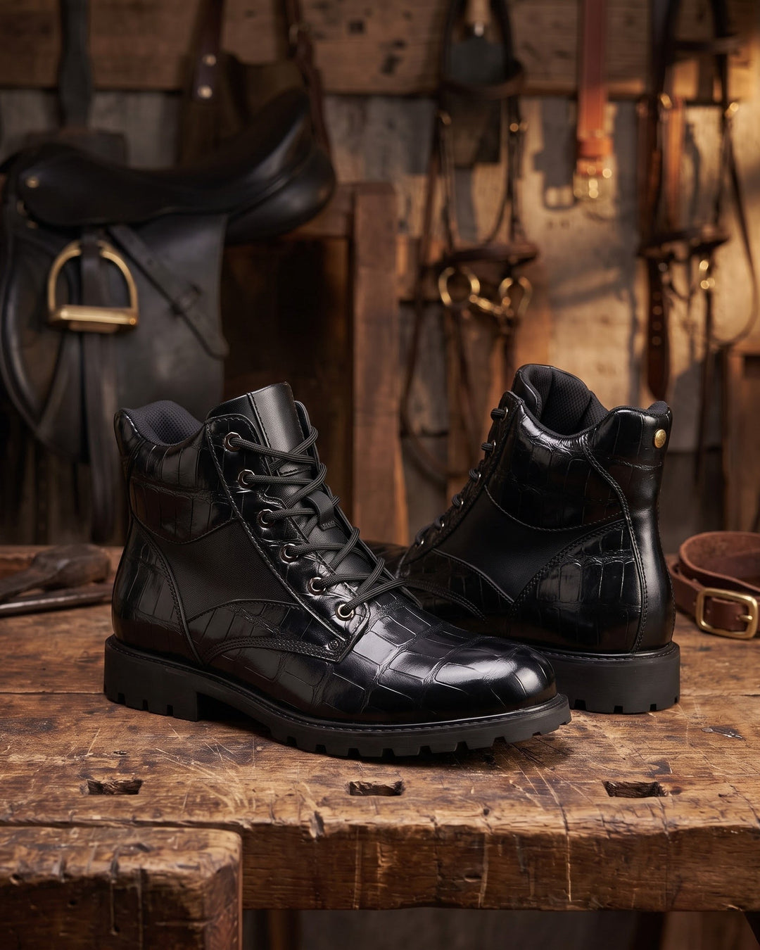 Flavio Leather Boot