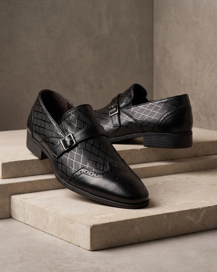 Federico Leather Monk Strap