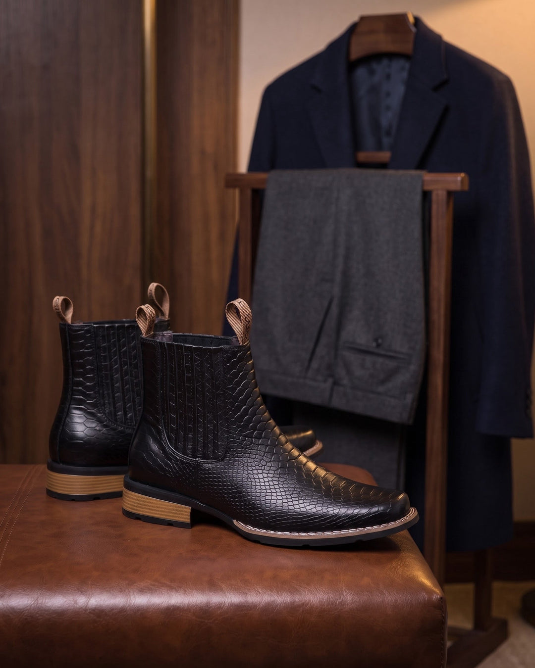 Raffaele Leather Chelsea Boot