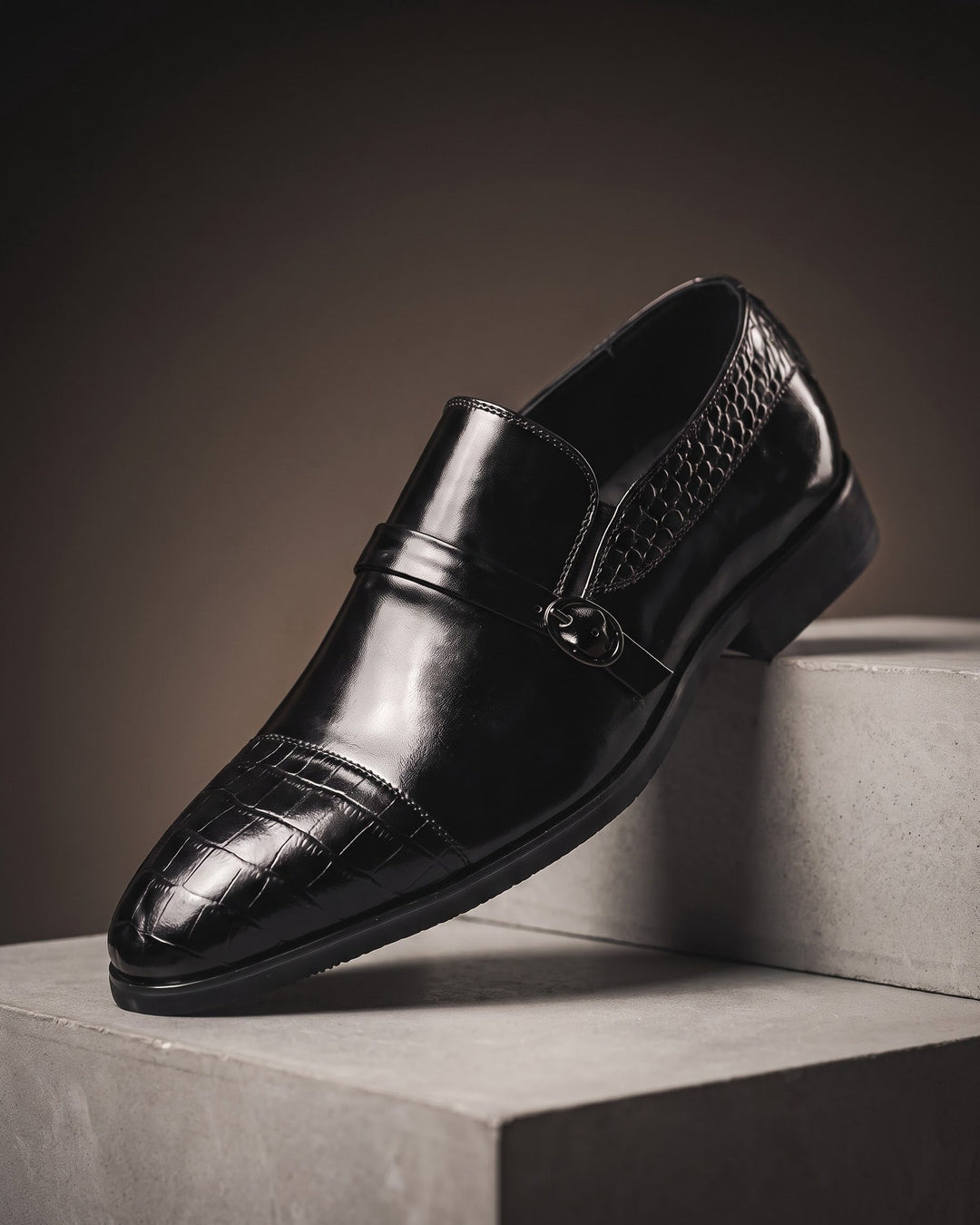 Eduardo Leather Monk Strap