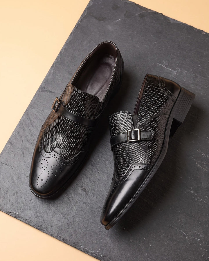 Federico Leather Monk Strap