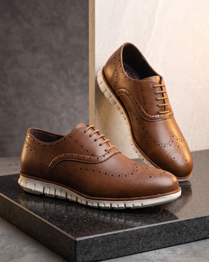Andrea Leather Brogue
