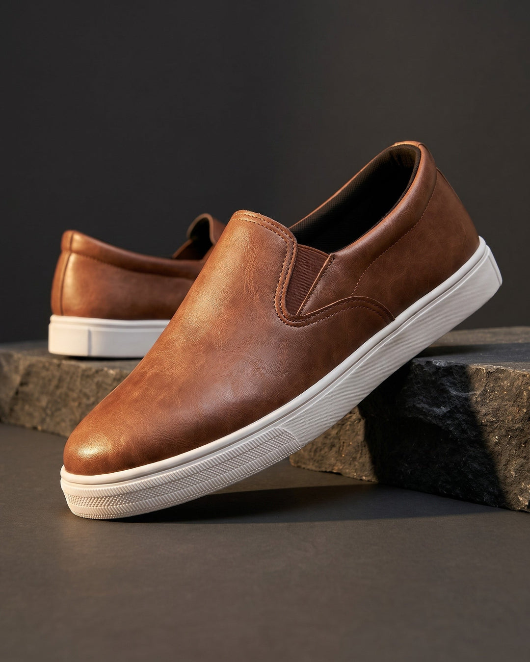 Manuel Leather Slip-On