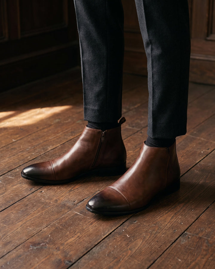 Leonel Leather Chelsea Boot