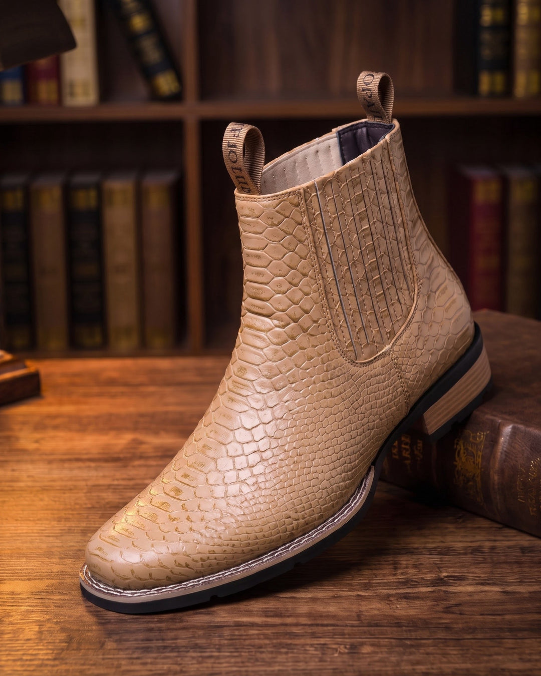 Raffaele Leather Chelsea Boot