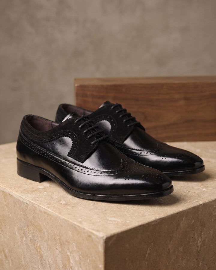 Oscar Faux Leather Brogue