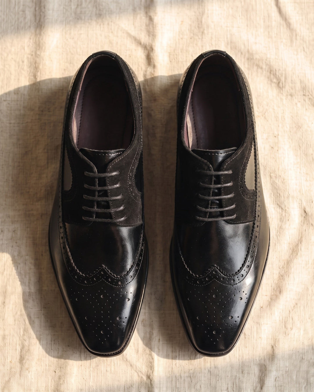 Oscar Faux Leather Brogue