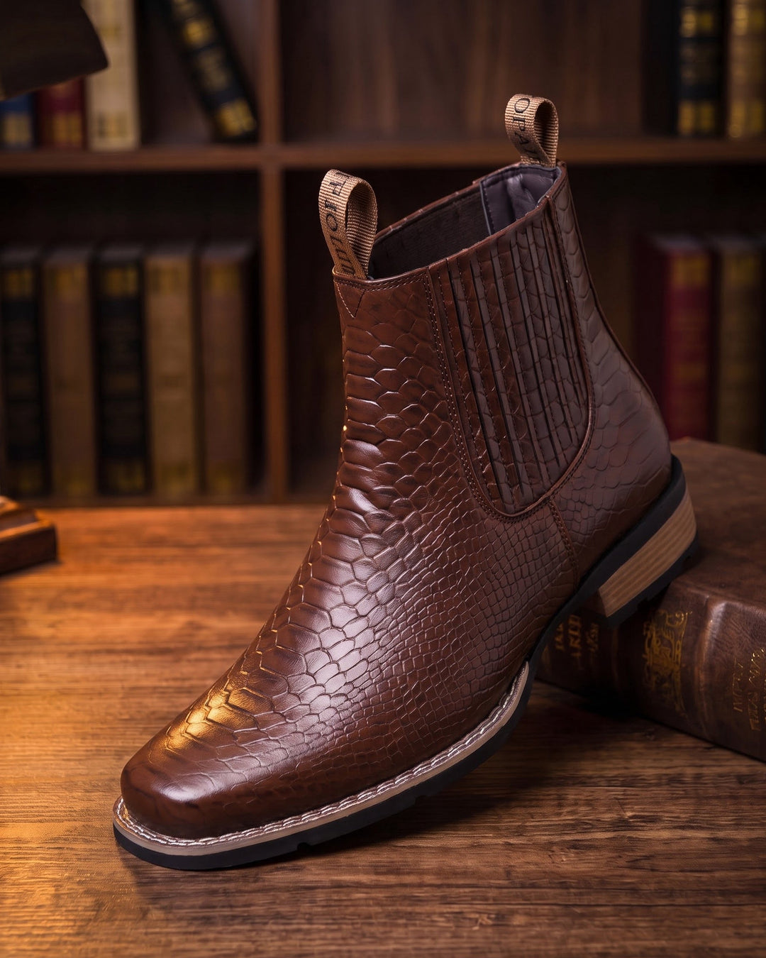 Raffaele Leather Chelsea Boot