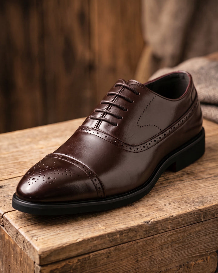 Mario Leather Oxford