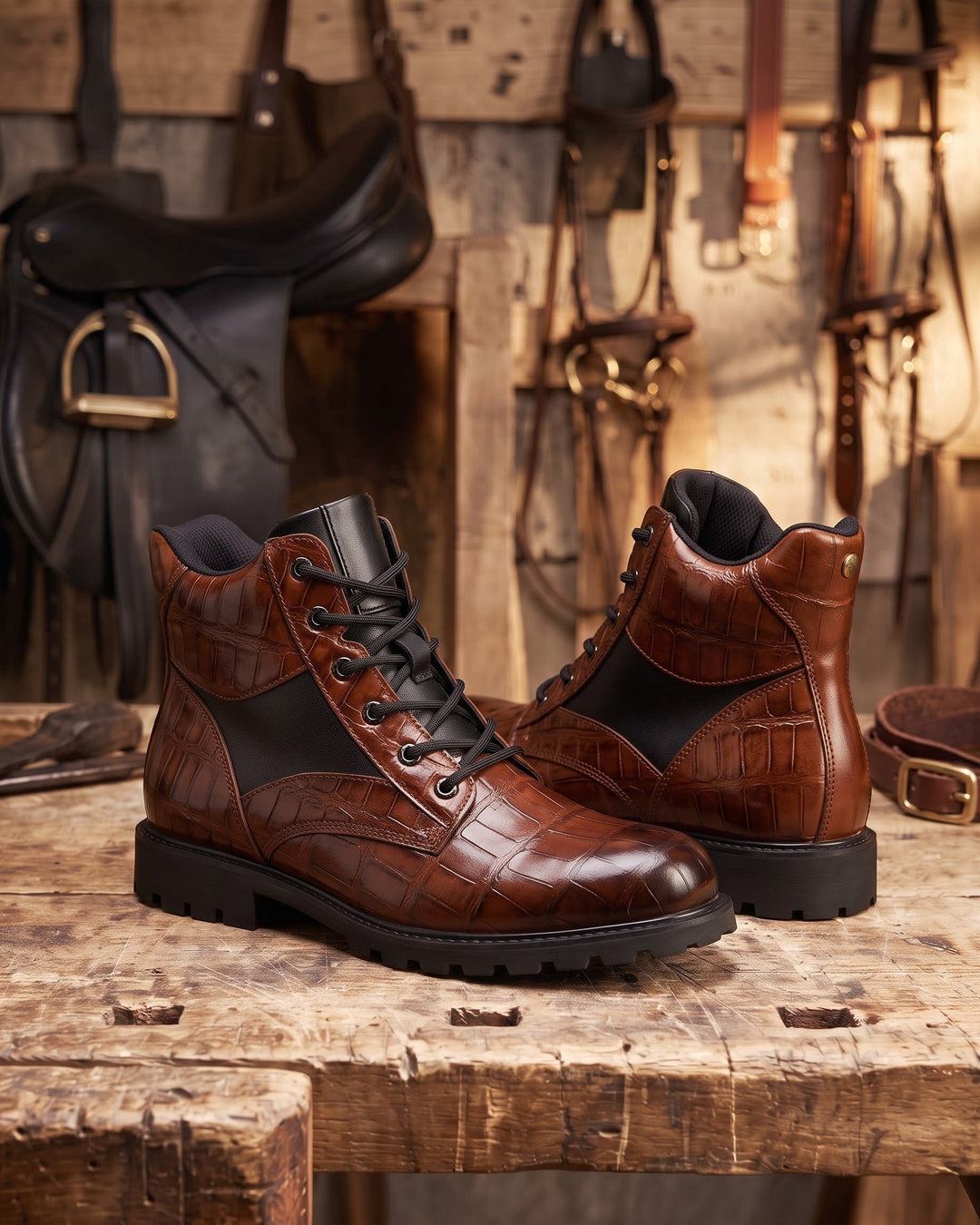 Flavio Leather Boot