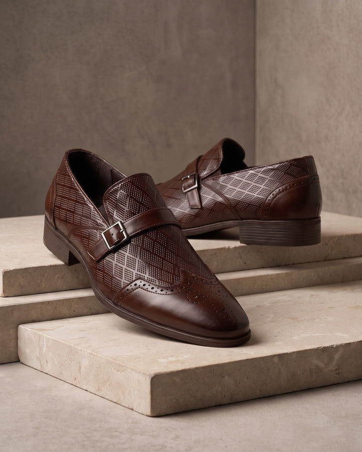 Federico Leather Monk Strap