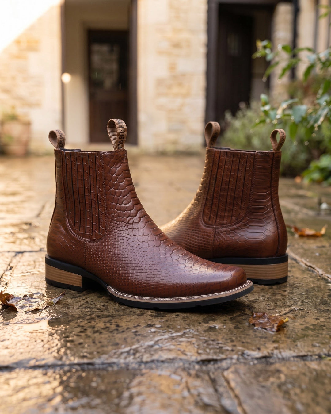 Raffaele Leather Chelsea Boot