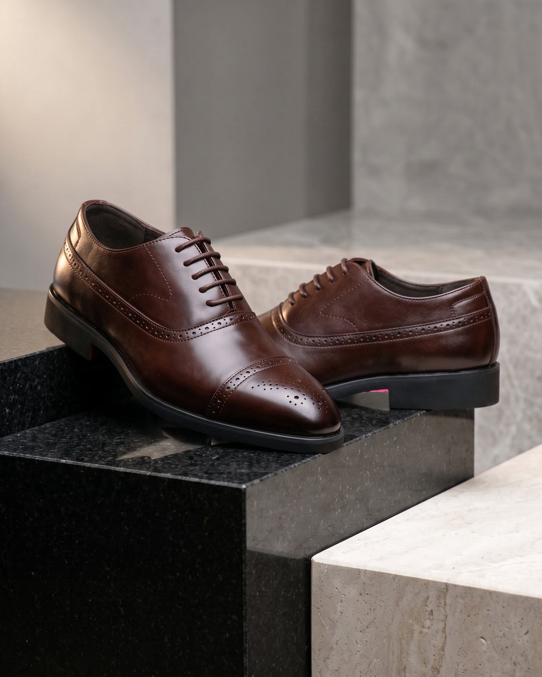 Mario Leather Oxford