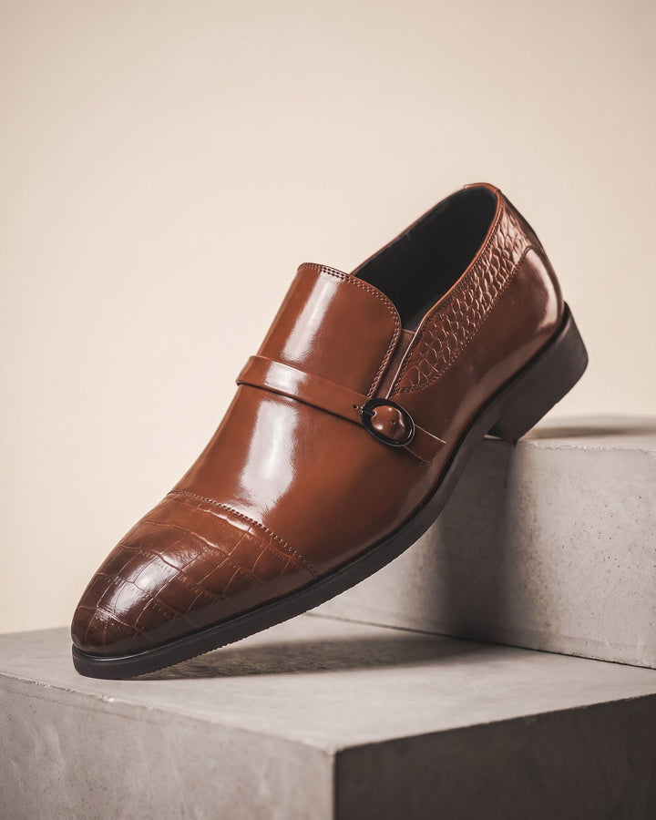 Eduardo Leather Monk Strap