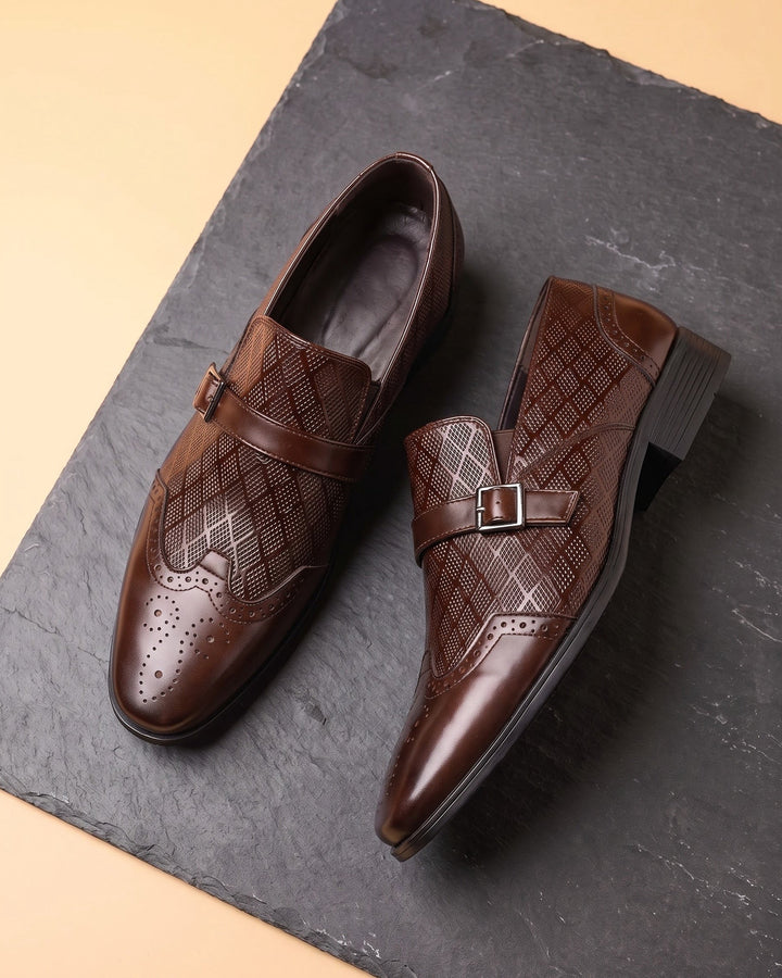 Federico Leather Monk Strap