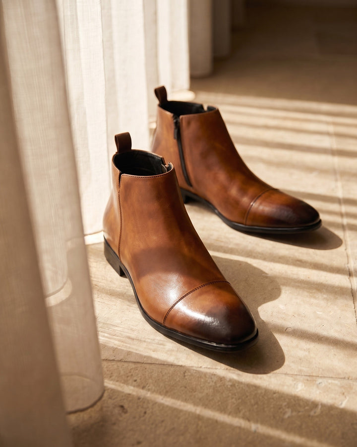 Leonel Leather Chelsea Boot