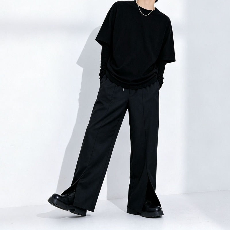 Japanese Loose High-waist Straight Wide-leg Pants