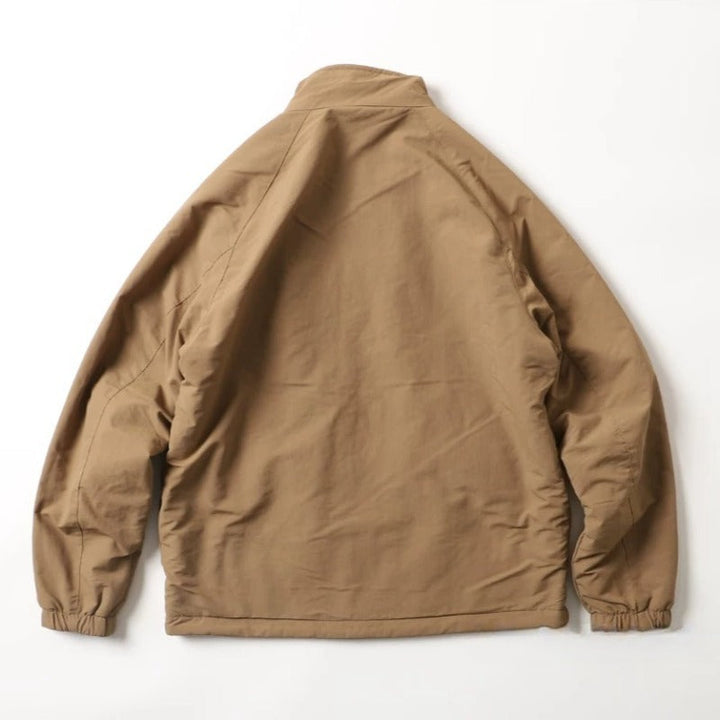 Japanese Reversible Work Jacket Windproof Waterproof Stand Collar Fleece Lined Warm Sherpa Coat