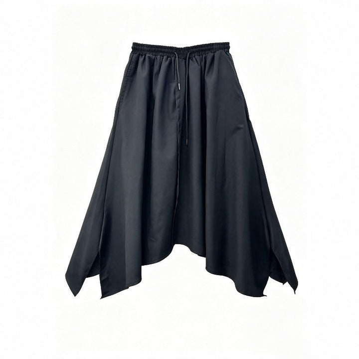 Japanese Lyocell Draped Loose Stand Collar Shirt Pants Two-piece Set