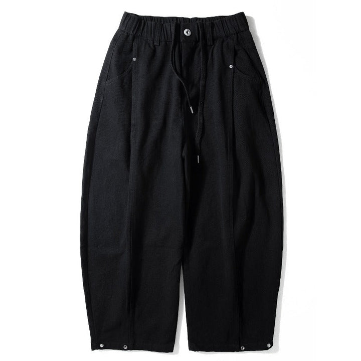 Japanese Loose Casual Drapey Cotton Lyocell Trousers