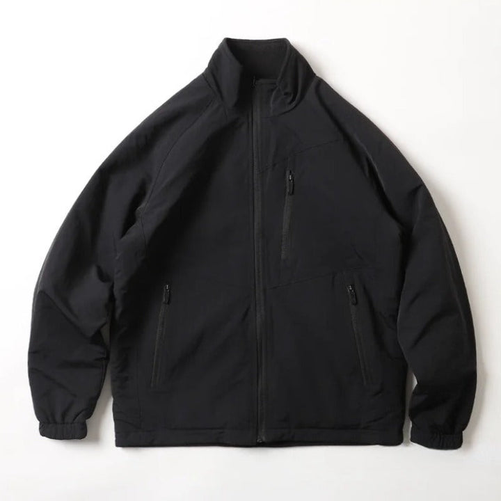 Japanese Reversible Work Jacket Windproof Waterproof Stand Collar Fleece Lined Warm Sherpa Coat