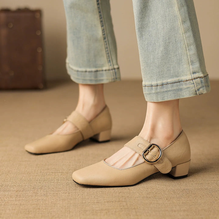 Vivi Genuine Leather Heels