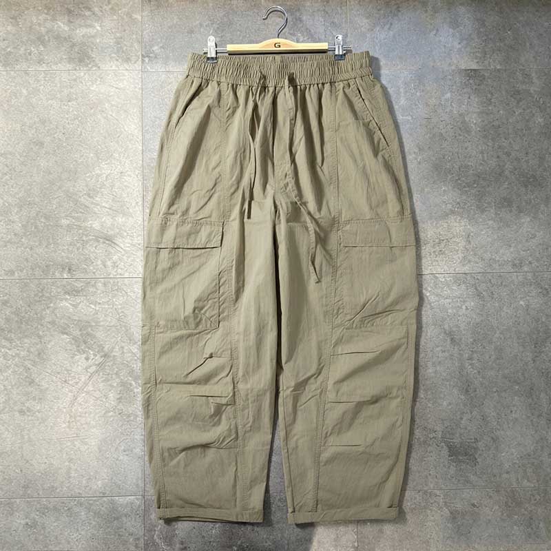 Multi-pocket Loose-fitting Wide-leg Pants