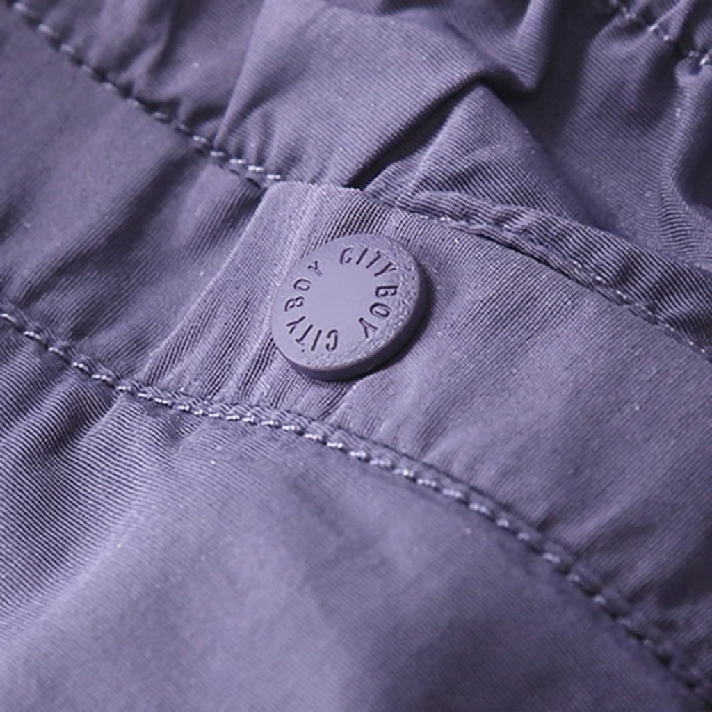 Purple Japanese Waterproof Breathable Loose Casual Pants