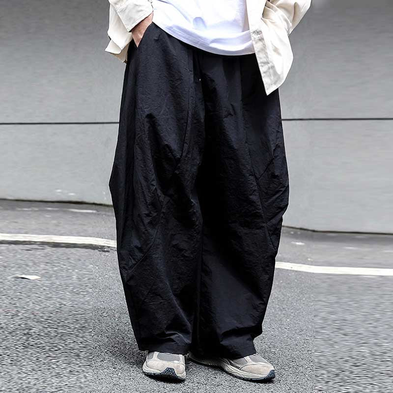 Retro Quick-drying Pleated Outdoor Trousers