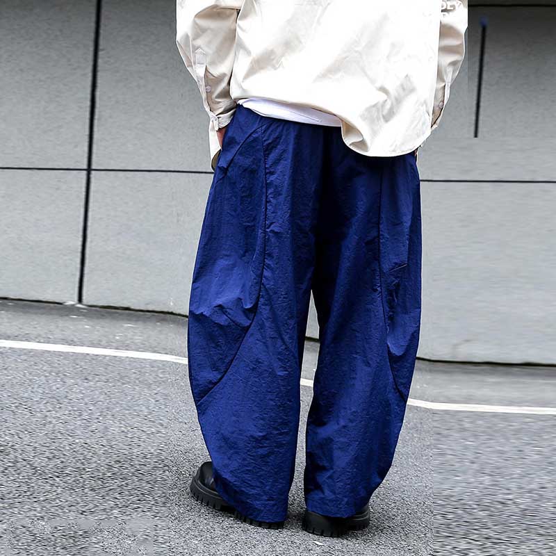 Retro Quick-drying Pleated Outdoor Trousers