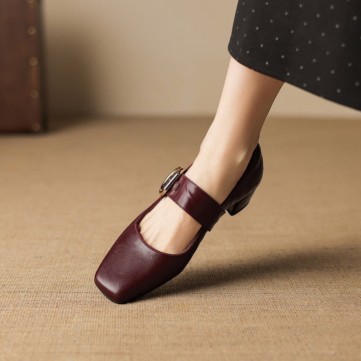 Vivi Genuine Leather Heels